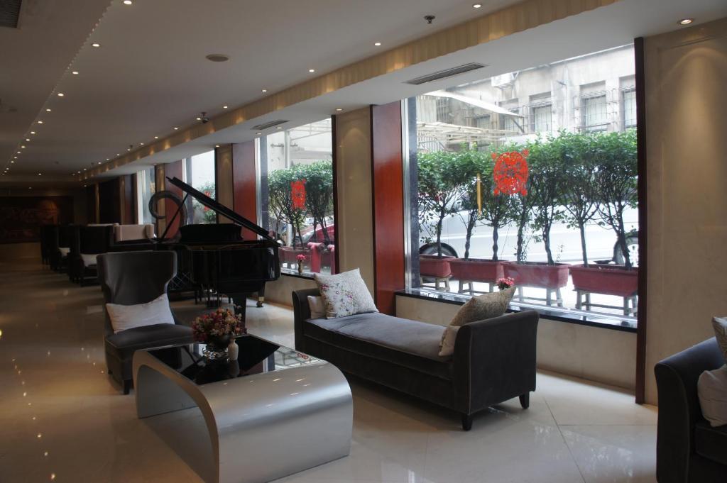 Shanghai Baron Business Bund Hotel Номер фото